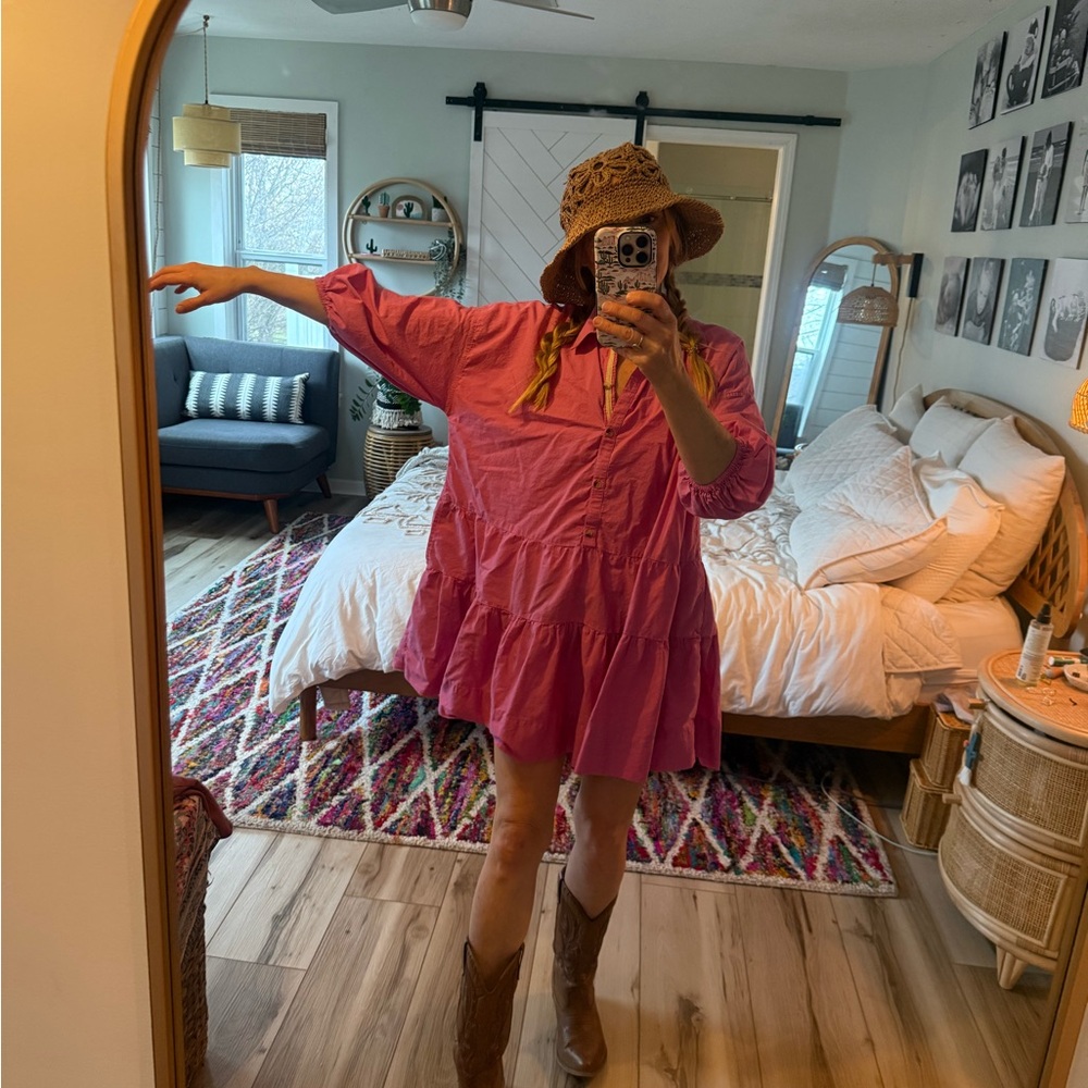 Free People Misha Mini dress XS in jellybean - Picture 4 of 11